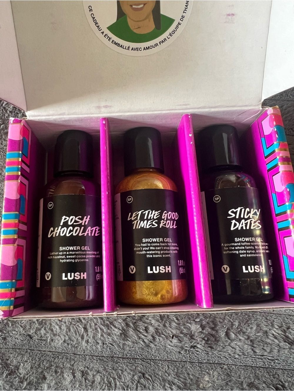 Lush Gourmand Showers Trio Gift Set 2 out of 3 DISCONTINUED PC & LTGTR